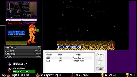 NES Metroid: Initialized and Uninitialized Memory