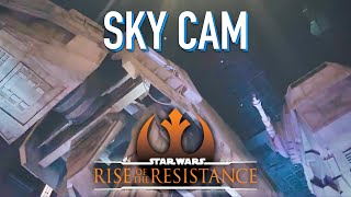 SKY CAM: Star Wars Rise of the Resistance #starwars #disney