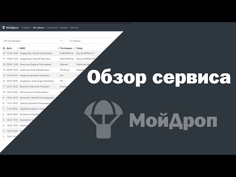 Обзор сервиса МойДроп | CRM система для дропшипперов | Система учёта