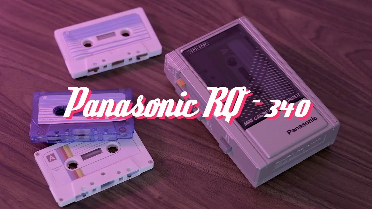 Panasonic RQ-340 - Using an 80's Tape Recorder 