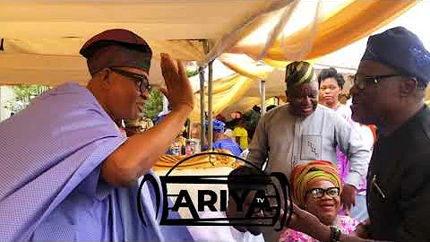 PAPILUWE ALUWE ARRIVAL EXCITES JIDE KOSOKO ON HIS 70TH BIRTHDAY PARTY