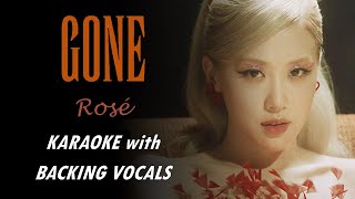 ROSÉ - GONE – KARAOKE WITH BACKING VOCALS Resimi