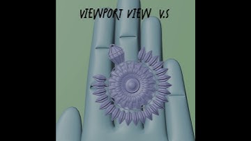 Viewport view V.S Final Result  #blender #3dart #3d