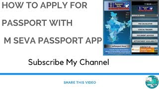 HOW TO APPLY FOR PASSPORT WITH M SEVA PASSPORT APP || Daily Hacks screenshot 5