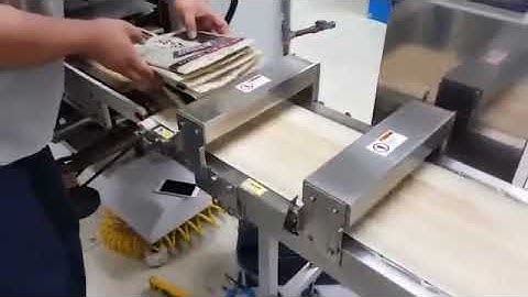 CÂN KIỂM TRA VÀ PHÂN LOẠI SẢN PHẨM DẠNG TÚI NHÔM-Alu scan and Two stage weight sorting Food Cosmetic