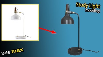 Study Light modeling in 3dsmax