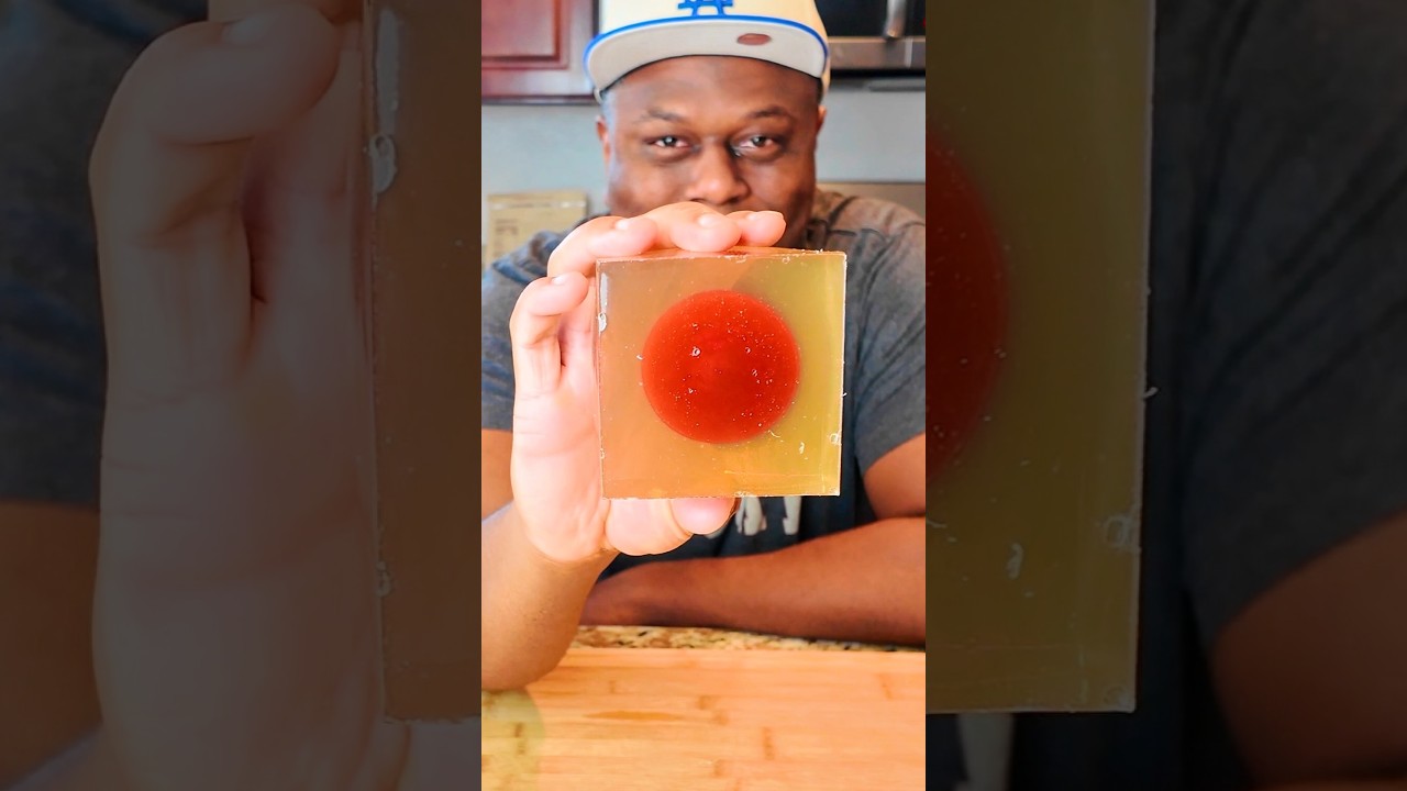 Edible Red NeeDoh Nice Cube (She Draws It. I Cook It.)
