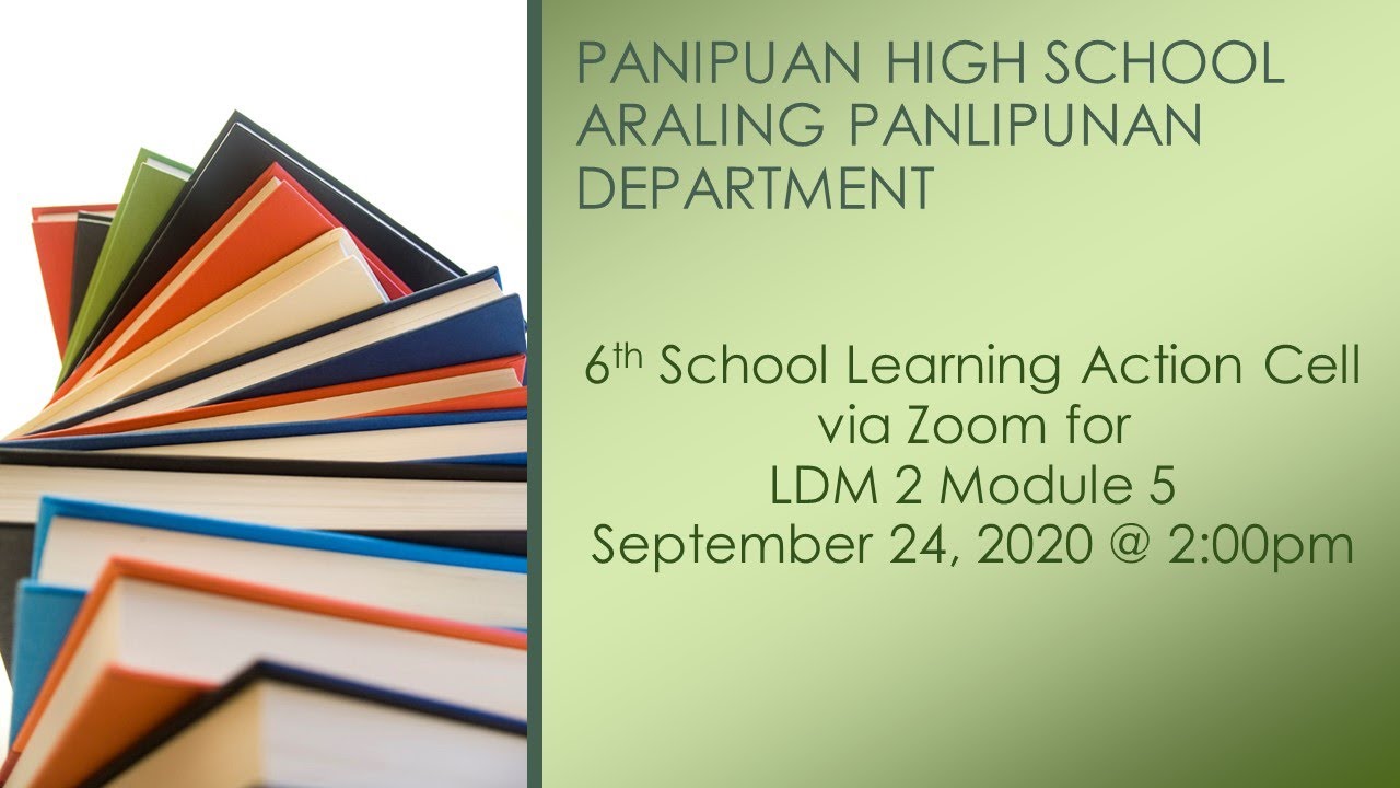 Panipuan HS 6th Learning Action Cell on LDM2 Module 5