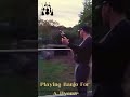 Playing Banjo For A Hyena #animals #music #short #zoo #banjo
