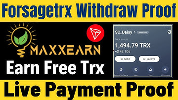 New Trx Mining Website Today || free tron cloud mining site 2023 | forsagetrx Payment proof