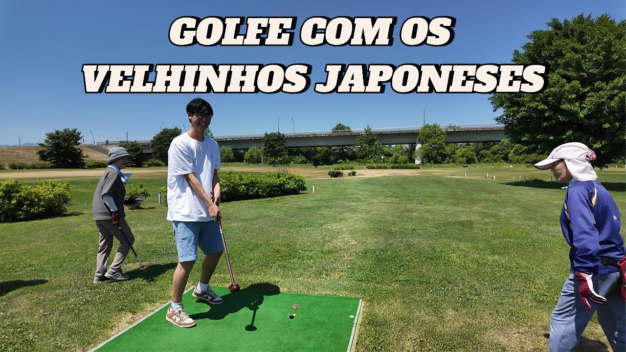 Fui mostrar meu bairro no japão, mas acabei jogando golfe!