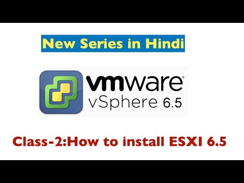 How to install esxi-host Step by step | Class-2 vSphere 6.5