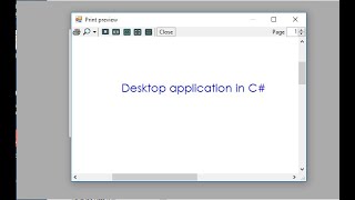 C#  - Print Text || Print Preview in a Windows Form