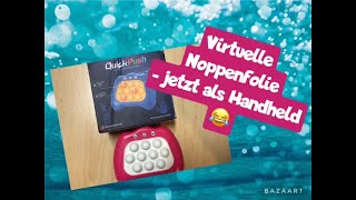 Quick push, bubble pop Handheld game Review german / deutsch