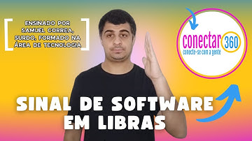 Sinal de Software em LIBRAS
