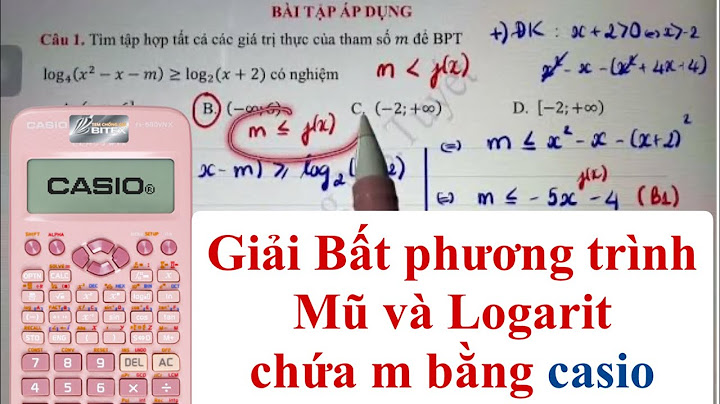 Bài tập bất phương trình logarit chứa tham số năm 2024