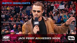 Jack Perry on Why He Turned On Hook | AEW Dynamite | TBS