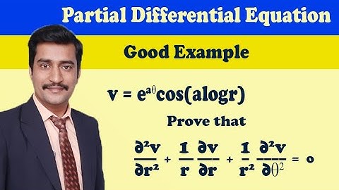 Solved Partial Differential Equation best example using θ and r variables in HINDI