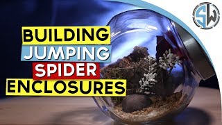 Building jumping spider enclosures