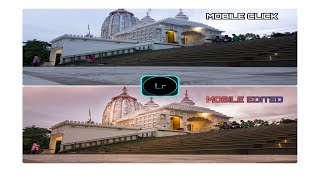 Mobile photo editing tutorial of Jagannath Temple using mobile lightroom screenshot 2