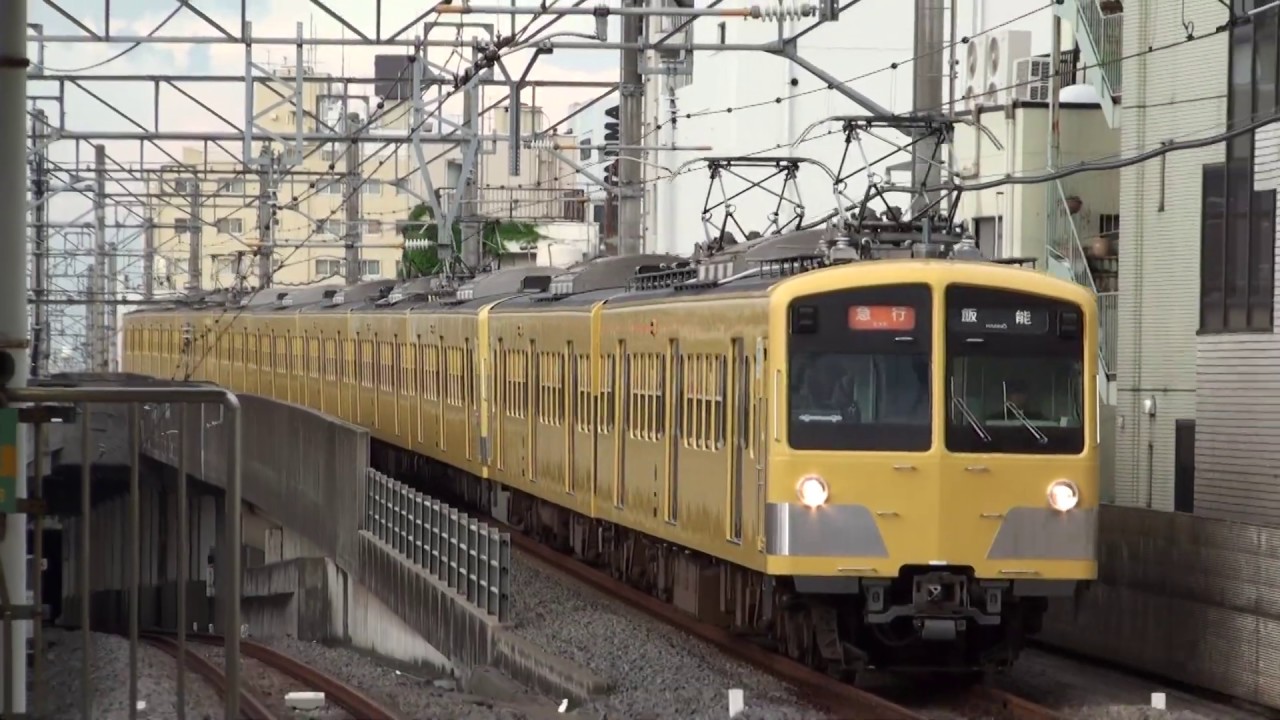 爆音！練馬駅高速通過！！ 西武新101系