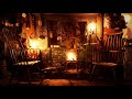 Ambience/ASMR: Victorian Cottage Hearth at Night (Fireplace/Wood-Burning Stove), 5 Hours