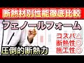 【断熱材39種類比較】フェノールフォームの性能を現場監督が徹底解説！
