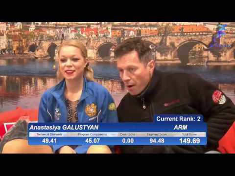 2019 Prague Ice Cup Anastasiya Galustyan - 3 place
