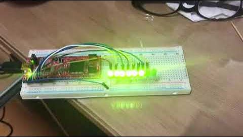 [AVR][ATmega 128 작품] ATmega128로 연속 LED 시퀀스 만들기!