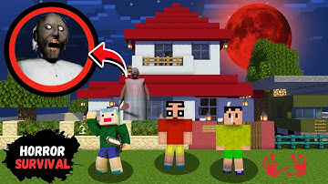 SHINCHAN Horror SERVIVAL SERIES In Minecraft 😨😱