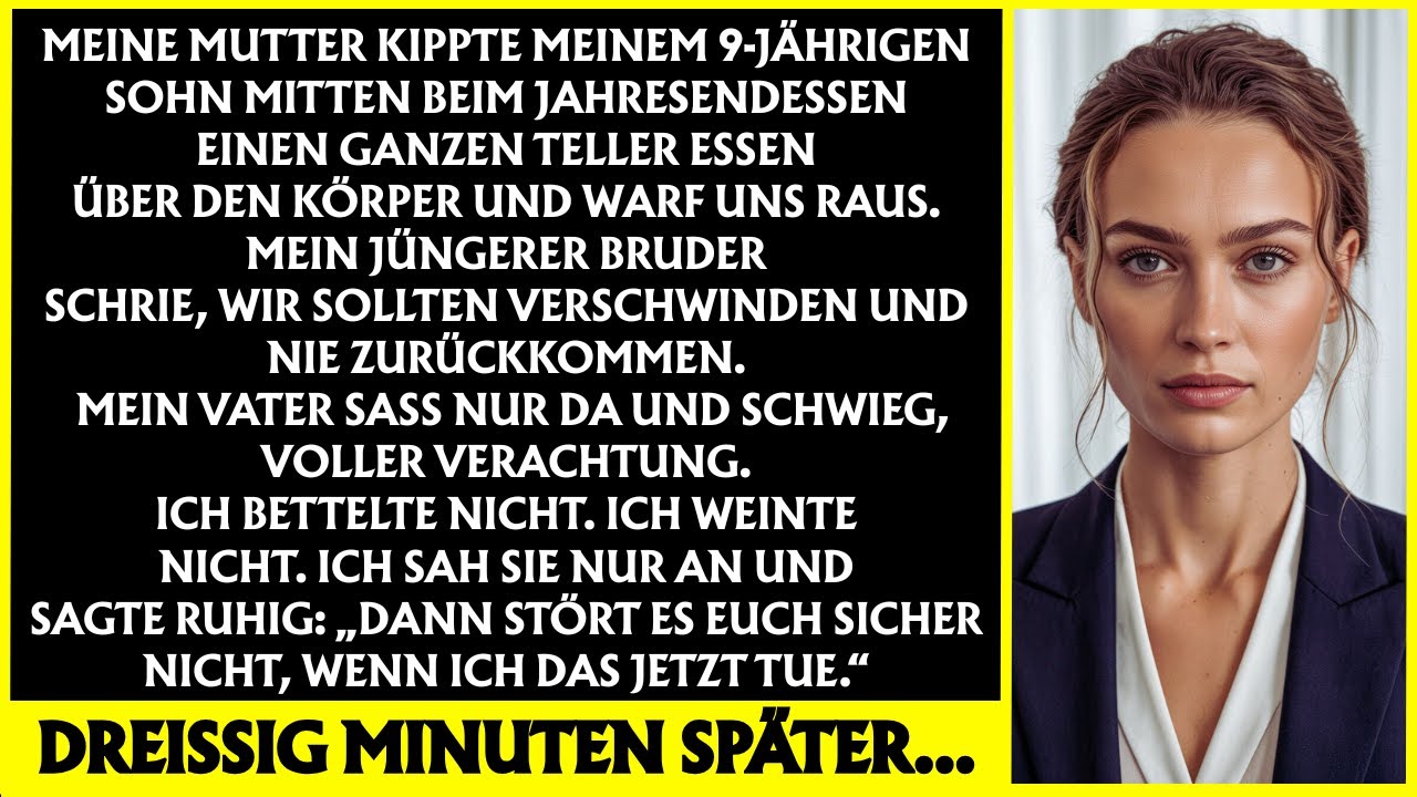 „Meine Mutter kippte Essen auf meinen 9-jährigen Sohn und warf uns raus – ich schwieg...“