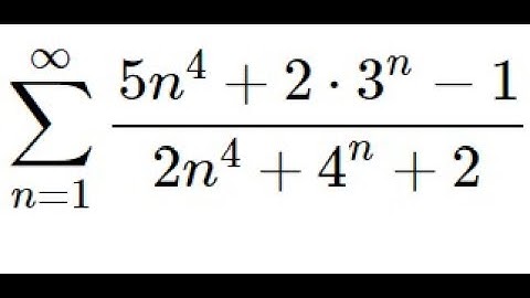 Series: The Limit Comparison Test example 2/6