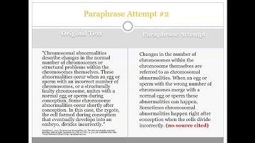 How to Paraphrase