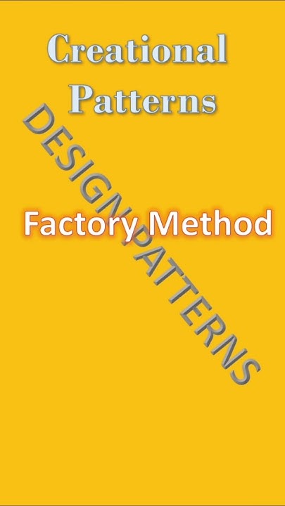 factory method || design patterns || creational patterns || c# - YouTube