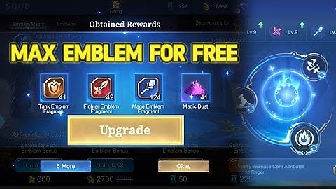 Fastest Way to Max Emblem in Mobile Legends - Easy & Free #mobilelegends #mlbb #max #emblem