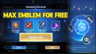 Fastest Way To Max Emblem In Mobile Legends - Easy & Free