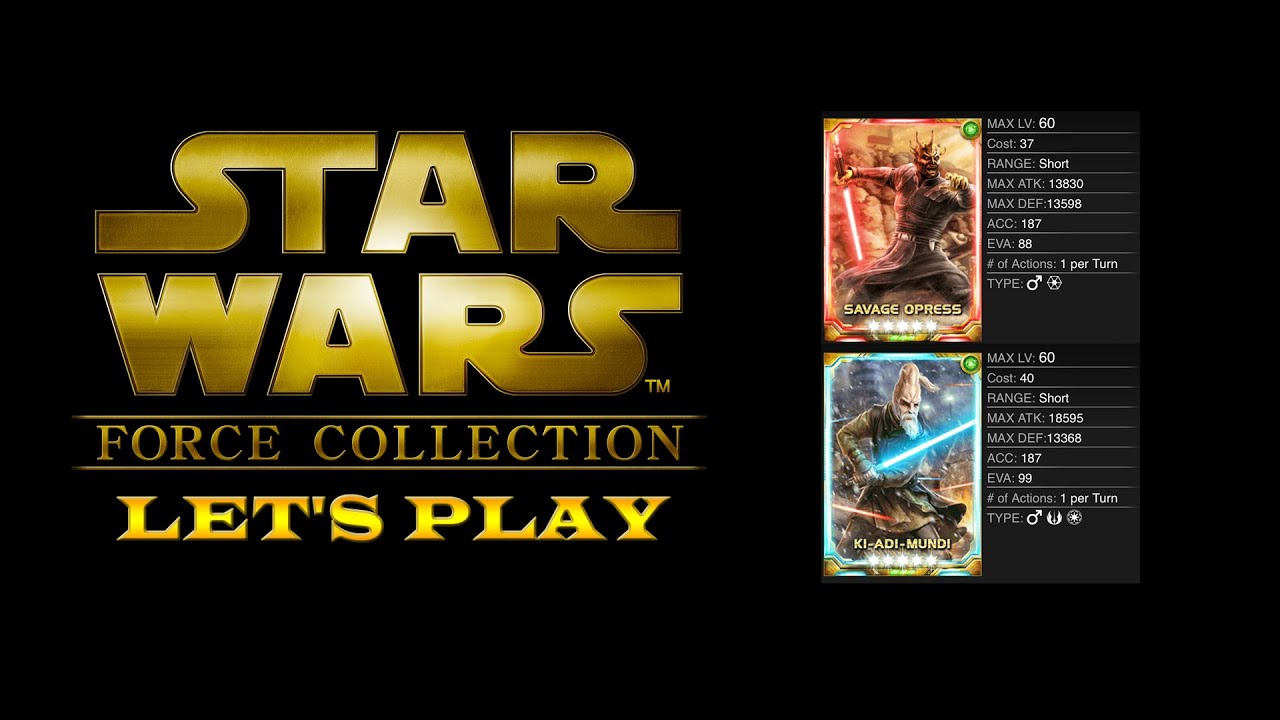Star Wars: Force Collection Let's Play "Competition Results" Ep14 - YouTube JobbyPaws Gaming
