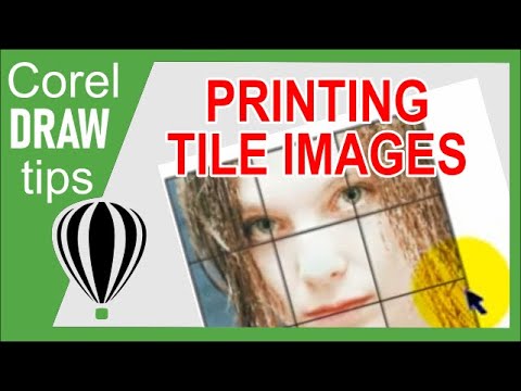 Printing tile images in CorelDraw X3