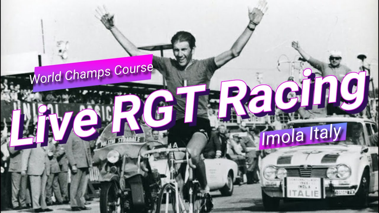 Virtual Bike Racing on the Imola World Champs Course via RGT Magic Roads *Live RGT Racing*