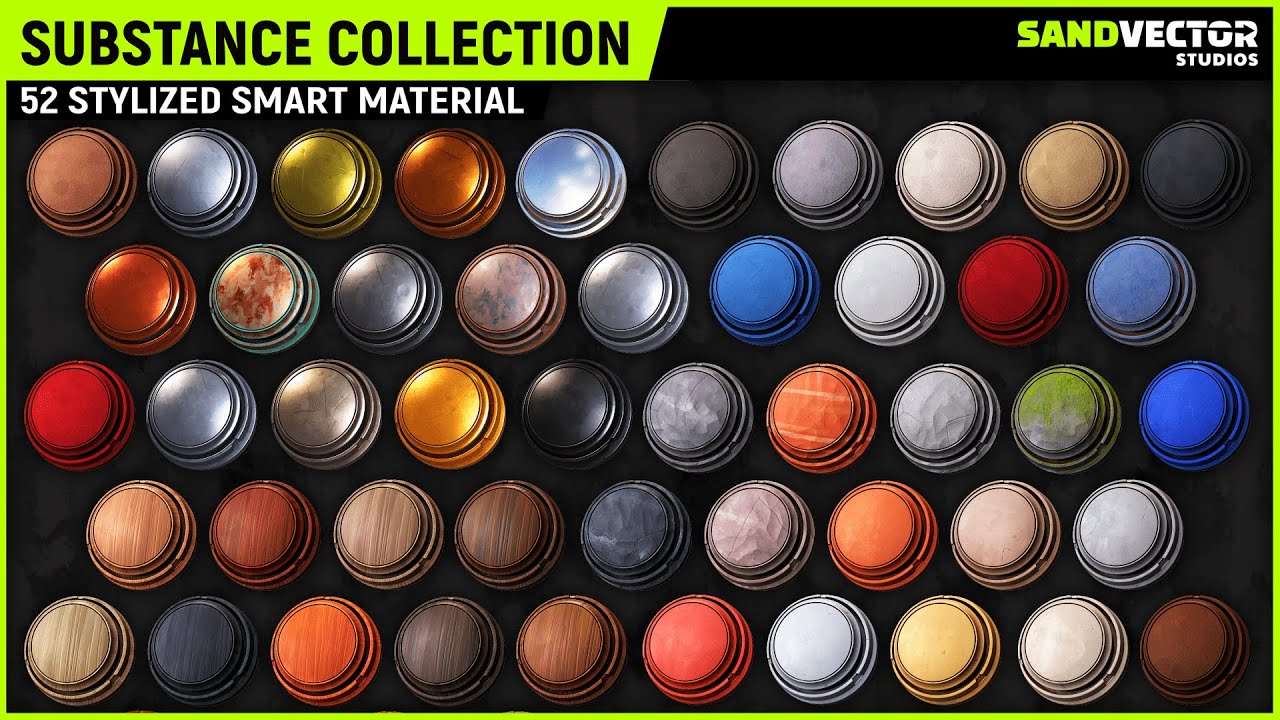 Stylized Smart Material Collection Overvew - YouTube