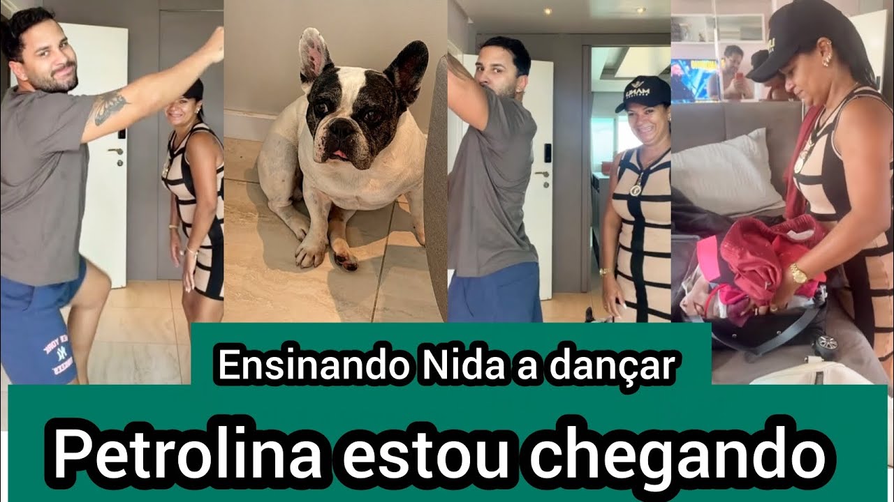 Lucas Guimarães arruma as malas pra viajar a trabalho pra Petrolina e tenta ensinar Nida a dançar 