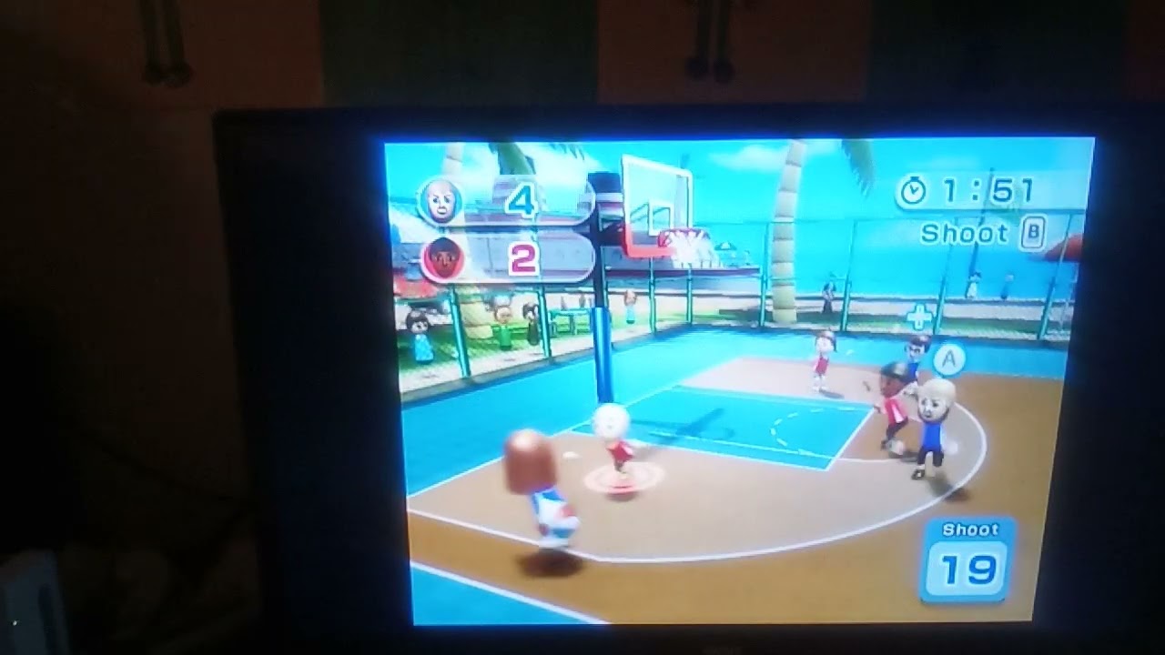 Wii sports resort basketball: Logan Paul VS KSI 