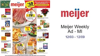 Meijer Weekly Ad - MI 12/03 - 12/09