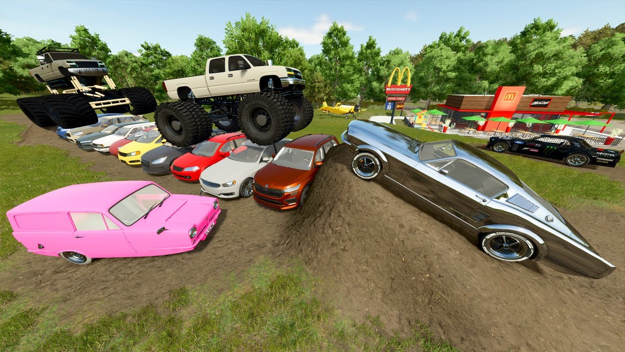 Trading Racecars for Abandoned Stuntman Park | Farming Simulator 25