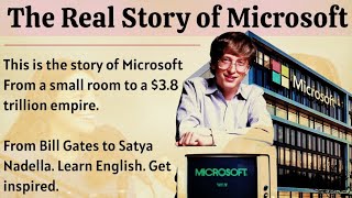 The Success Story of Microsoft || Learn English Through Story Level 2 🔥 || Improve Your English ✅️ 