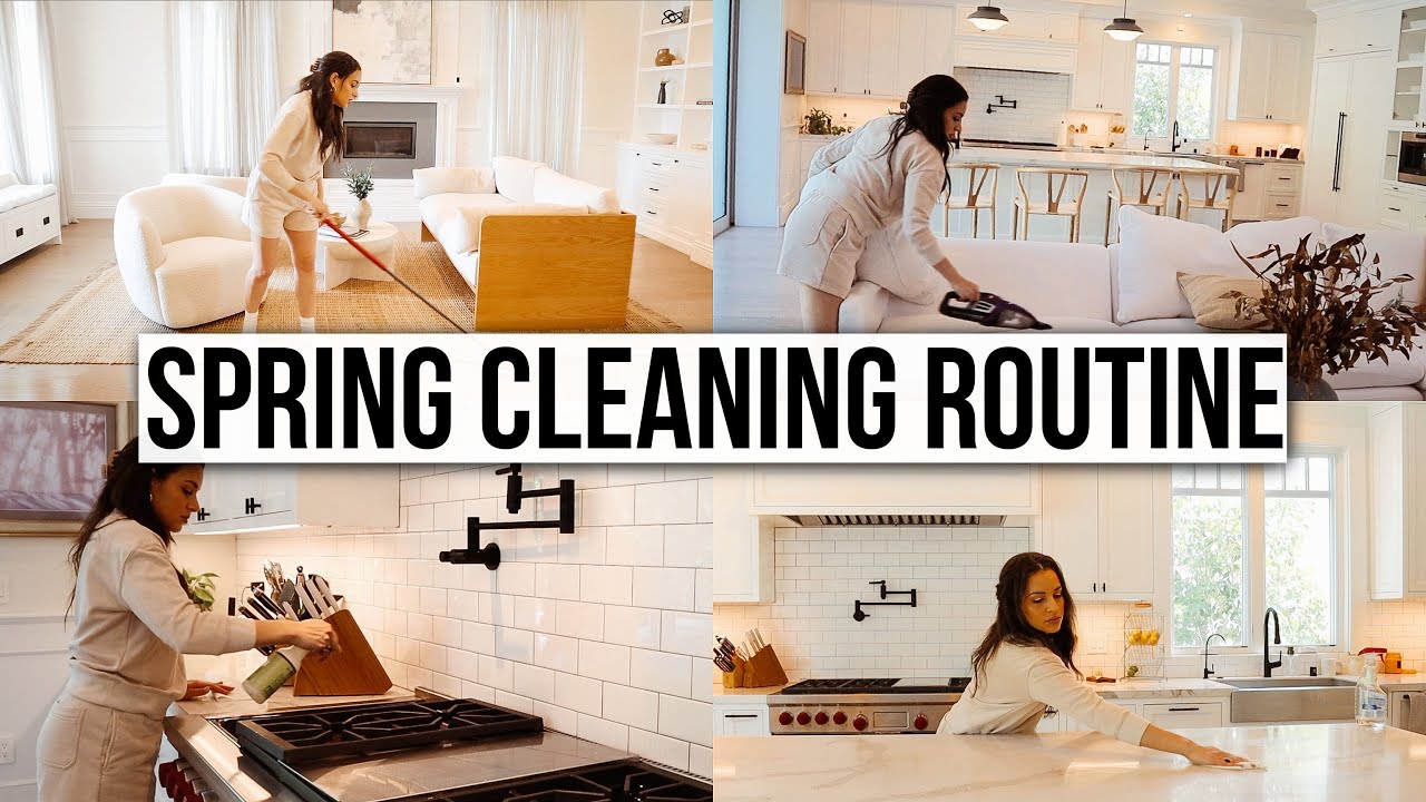 SPRING CLEANING ROUTINE 2022 | Deep Cleaning My Los Angeles Home