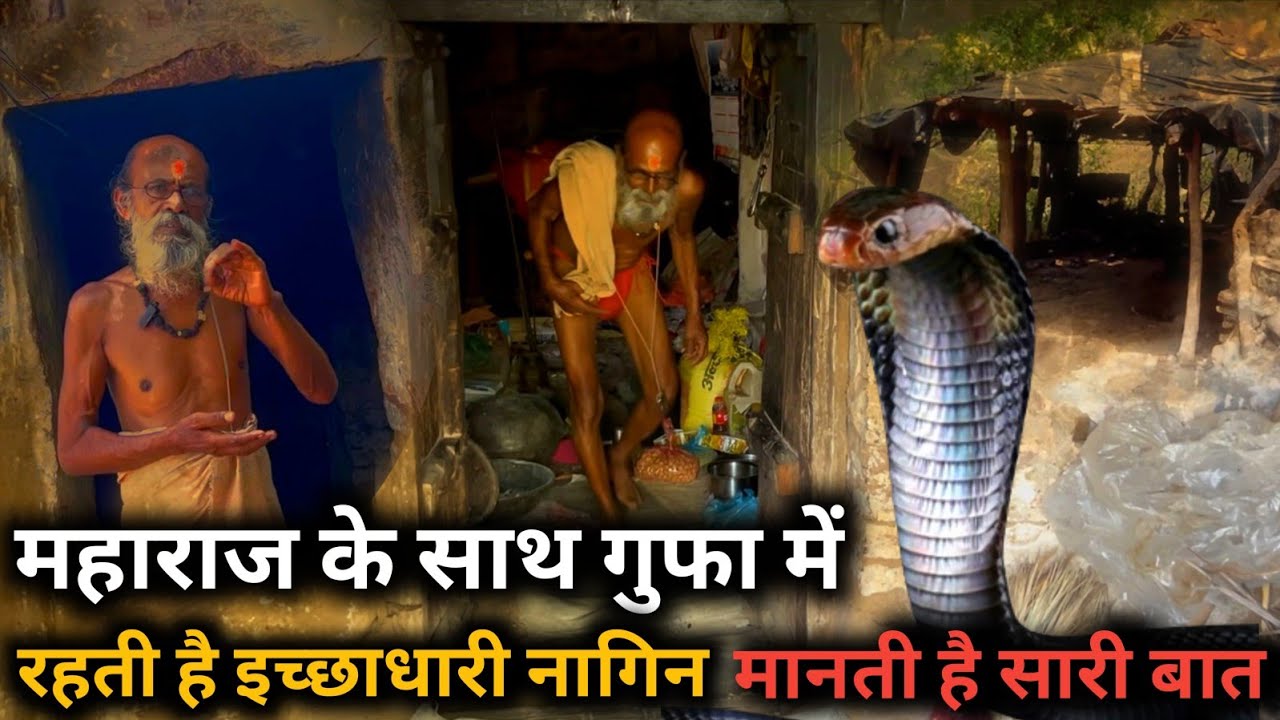 महाराज के साथ गुफा में रहती है इच्छाधारी नागिन मानती हैं सारी बात @chitrakootlife