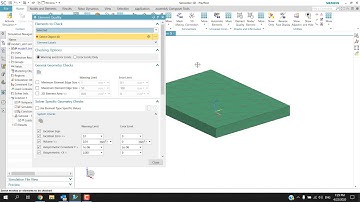 Simcenter3D Quality Check