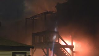 Firefighters battle extra-alarm fire in Homan Square
