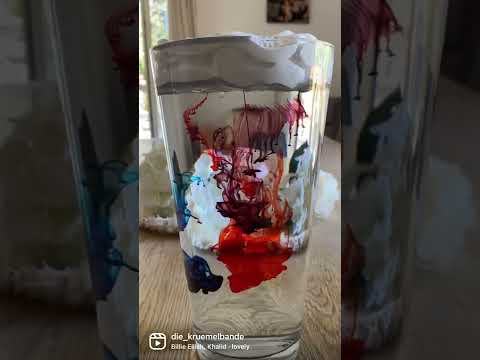 Regenwolke im Glas